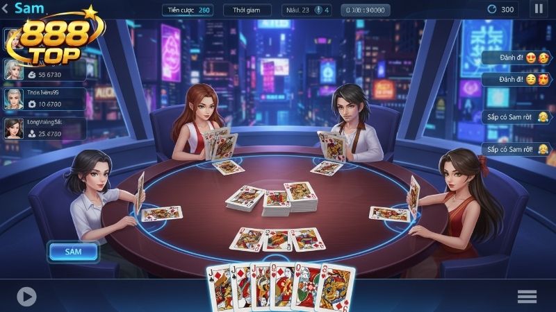 Tổng quan về sảnh game bài V8 Card 888TOP